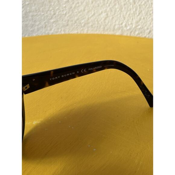Tory Burch Womens Plastic Sunglasses Brown Designer - Picture 5 of 13